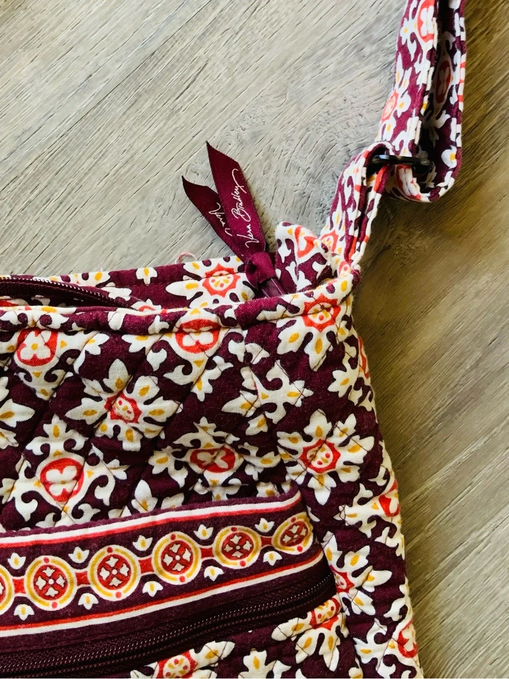 Vera Bradley Crossbody Bag w/ Medallion Pattern OS